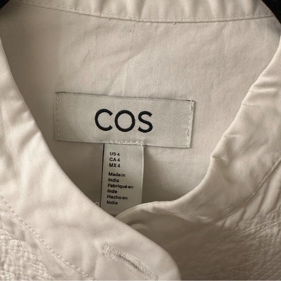 COS Embroidered Tuxedo Shirt - Picture 4 of 7
